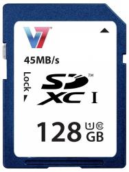 V7 SDXC 128GB Class 10 UHS-1 VASDX128GUHS1R-2N