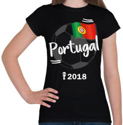 printfashion Portugália - Női póló - Fekete (913486)