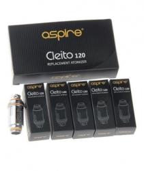 Aspire Set 5 Rezistente Aspire Cleito 120 0.16 ohm , 100-120W, Bumbac Organic, Cutie 5 bucati, Tip Capsula Atomizor tigara electronica