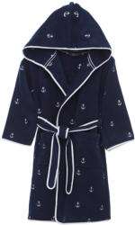 Soft Cotton MARINE BOY gyerek kapucnis fürdőköpeny ajándékcsomagolásban 8 évesre (128 cm) Sötét kék / Navy