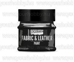 Pentart Textil- és bőrfesték 50 ml - Fekete