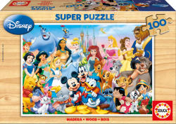 Educa Disney csodálatos világa 100 db-os fa puzzle (12002)