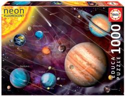Educa Naprendszer - világító puzzle 1000 db-os (14461)