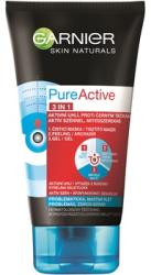 Garnier Pure Active 3 az 1-ben tisztító fekete maszk, bőrradír és gél aktív szénnel a mitesszerek ellen, zsíros és problémás bőrre, 150 ml 150 ml - notino - 2 840 Ft