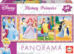 Educa Panoráma Puzzle - Disney Hercegnők 100 db-os (13500)