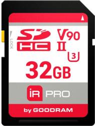 GOODRAM SDHC 32GB UHS-II/U3/V90 IRP-S9B0-0320R11