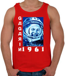 printfashion Gagarin 1961 - Férfi atléta - Piros (315695)