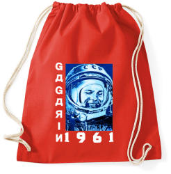 printfashion Gagarin 1961 - Sportzsák, Tornazsák - Piros (315817)