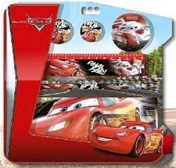 Disney Cars - Verdák fém tolltartó szett 5 db-os - piros (EWA17638WD)
