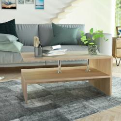 vidaXL Măsuță de cafea, PAL, 90x59x42 cm, culoarea stejarului (244855) Masa de cafea