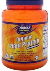 NOW Sports Organic Plant Protein 907 g