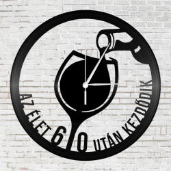  Bakelit falióra - Boros pohár 60