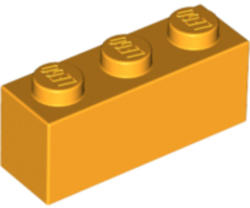 LEGO® Alkatrészek (Pick a Brick) Halvány narancssárga 1X1X3 Elem 6061688