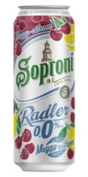 Soproni Radler meggy-citrom alkoholmentesital 0,5 l - dobozos