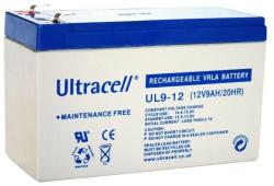 Ultracell Acumulator UPS Ultracell UL9-12, 12V, 9A, Alb (UL9-12)