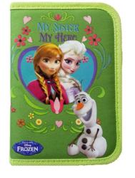 Lizzy Card Frozen - Jégvarázs - Hero 1 cipzáros tolltartó, üres - zöld (15356301)
