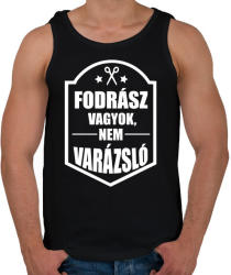 printfashion FODRÁSZ, NEM VARÁZSLÓ - Férfi atléta - Fekete (933840)