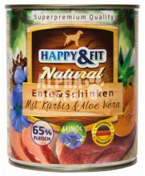 Happy&Fit Natural Ente & Schinken Mit Kürbis & Aloe Vera 800 g