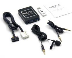 Wefa WF-606 Bluetooth/MP3/USB/AUX illesztő (Honda, 2.4) (WF-606 Honda 2.4)