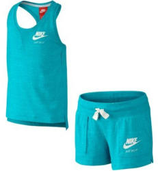 Nike KIDS Nike Gym Vitage Tank And Shorts Set Little Girls turquiose 728841-418