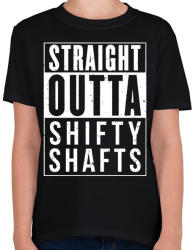 printfashion SHIFTY SHAFTS - Gyerek póló - Fekete (946836)