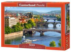 Castorland Prága hídjai 500 db-os (B-53087)