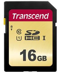 Transcend SDHC MLC 16GB U1/UHS-I TS16GSDC500S