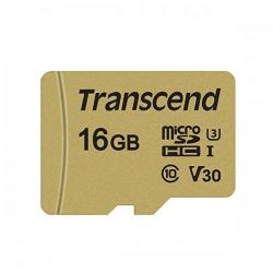 Transcend microSDHC 16GB C10/UHS-I/U3 TS16GUSD500S