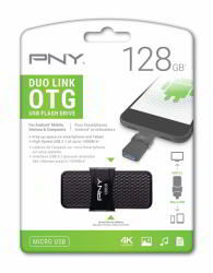 PNY Duo Link OTG 128GB USB 3.1 P-FD128OTGSLMB-GE