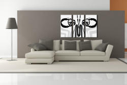  Kézzel festett POP Art festmény DJ 3 db dj4 | különböző méretek