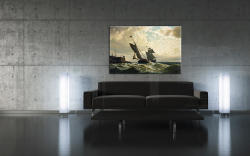  A kép a vásznon MAKING HARBOR - William Bradford REP022