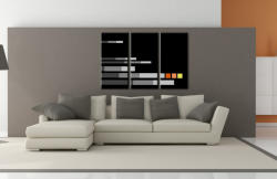  Kézzel festett POP Art festmény ÚJ POP Art festmény 3 rész np | különböző méretek