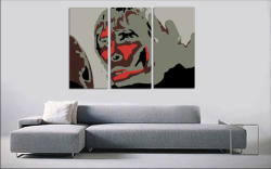 Kézzel festett POP Art festmény BROWN APE 3 db ibbrown | különböző méretek