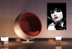  Kézzel festett vászonképek POP Art Pop woman ppw (POP ART)