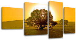  4-részes falfestés TREES ST024E40