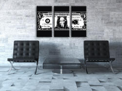 Kézzel festett POP Art festmény AL CAPONE 3 db ac2 | különböző méretek