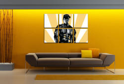  Kézzel festett POP Art festmény 50 cent 6 darab 50cent | különböző méretek