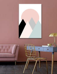  Falfestmény Degenerált sebhely a távolban / Dan Johannson XOBDJ084E1