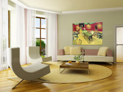  Vászonkép NIGHT BEFORE THE CAFÉ - Vincent van Gogh REP131