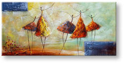  Kézzel festett falfestmény DANCERS FB457E1 | különböző méretek