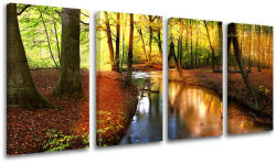 4-részes falfestés TREES ST032E41