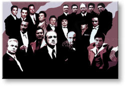  Kézzel festett POP Art festmény The MAFIA Family 2 db-os család | különböző méretek