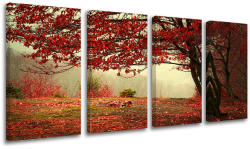 4-részes falfestés TREES ST017E41