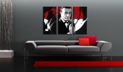  Kézzel festett POP Art festmény James Bond 3 rész bond2 | különböző méretek