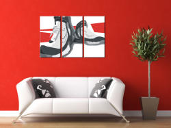 Kézzel festett POP Art festmény Csizma 3 db csizma | különböző méretek