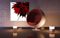 Kézzel festett POP Art virág 1 rész flo2 | különböző méretek