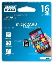 GOODRAM microSDHC C4 16GB M400-0160R11