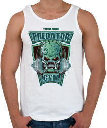 printfashion Predator Gym - Férfi atléta - Fehér (957027)
