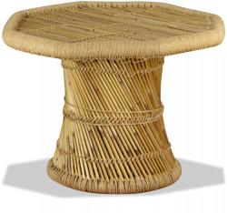 vidaXL Măsuță de cafea Bambus Octogonal 60x60x45 cm (244219) Masa de cafea