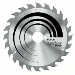 Bosch Диск циркулярен Bosch HM за рязане на дърво напречно и надлъжно 150x20x2.4 мм, 24 z, Optiline Wood- 2 608 640 592